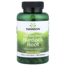 Swanson, Full Spectrum®, корінь лопуха, 100 капсул (460 мг в 1 капсулі)